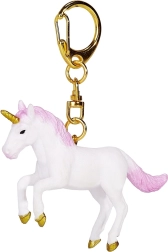 Llavero Unicornio con Melena y Cola Rosas