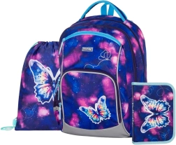 Set escolar Oxy Go Mariposa de 3 piezas
