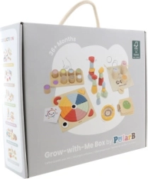 Caja educativa de madera POLARB GROW-WITH-ME 36+ meses