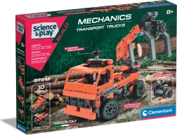 Clementoni science & play laboratorio mecánico – camiones de transporte 10 en 1