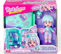 Muñeca KookyLoos Wanda en maletín con equipación de invierno