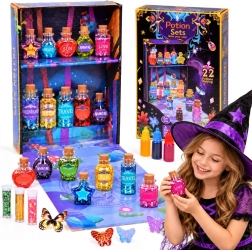 Set creativo mágico para fabricar pociones con purpurina (22 recetas)