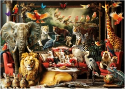 Puzzle Refugio de animales 1500 piezas