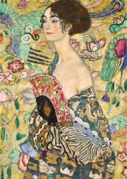 Puzzle Art Collection Dama con abanico 1000 piezas
