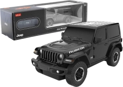 Coche R/C 1:24 Jeep Wrangler JL Rubicon negro