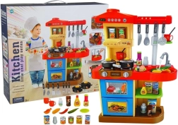 Cocinita infantil con sonidos y luces con grifo funcional