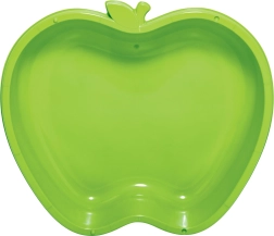 Arenero verde con forma de manzana