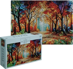 Puzzle Interdruk Stained Glass: Bosque 2000 piezas