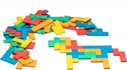 Pentominó Wissner en 5 colores, 60 piezas