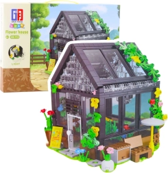 Set de construcción mini invernadero – casita de jardín 588 piezas
