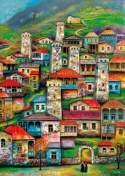 Puzle de precioso pueblo de 1000 piezas MAGNOLIA