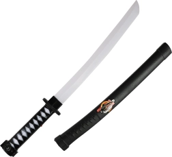Espada samurái ninja infantil con luz y sonido, 56 cm
