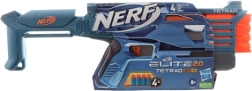 Lanzador Nerf Elite 2.0 Tetrad QS-4 para dardos
