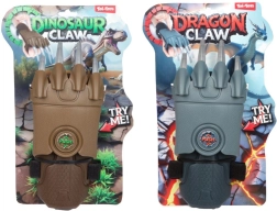 Garras retráctiles de dragón/dinosaurio de plástico 11 × 29 cm, 2 colores