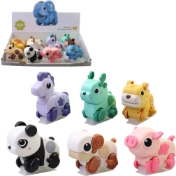 Set de animalitos de plástico en caja expositora (12 uds)