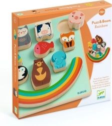 Puzz & Boom animalitos con arcoíris de Djeco