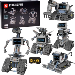 Kit de robots 5 en 1 con control remoto