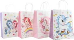 Bolsa de regalo con motivo de unicornio