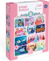 DJECO Puzzle de cuento de hadas Cenicienta - 54 piezas