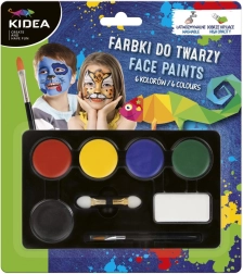 Set de pinturas faciales Kidea - 1 pieza