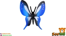 Figura de mariposa tropical azul Papilio Zooted - 1 unidad