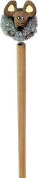 Lápiz de madera con ratoncito de pompón 2Kids Toys