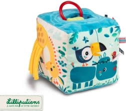 Lilliputiens - Cubo multifuncional Selva para niños 9 m+