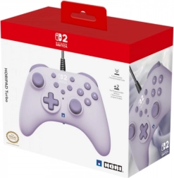 Controlador con cable HORIPAD Turbo para Nintendo Switch en color Lavender