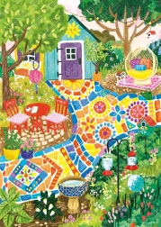 Puzzle mosaico de jardín de 1000 piezas