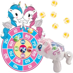 Woopie Juego de dardos 2 en 1 para niños Unicornio