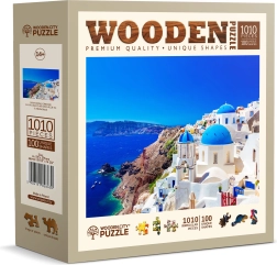 Puzzle de madera Santorini, Grecia