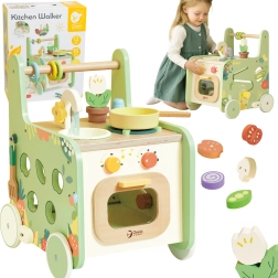 Cocina de madera y andador Classic World 2 en 1