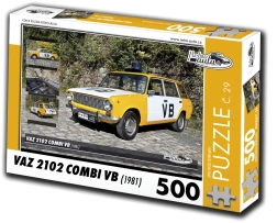 Puzzle Retro-coches VAZ 2102 Combi VB 500 piezas