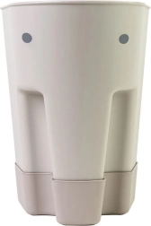 Shnuggle Ellie cesto organizador para juguetes de baño taupe - 1 pieza