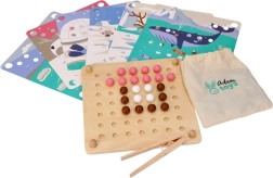 Juego motriz de madera con bolitas – animales del Ártico (ADAM TOYS)