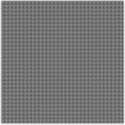 Placa de construcción Brixies gris oscuro 25,5 x 25,5 cm