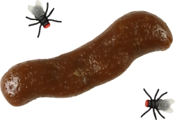 Caca falsa con moscas – accesorio de broma realista