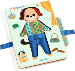 Juego de madera para vestir al perrito Djeco