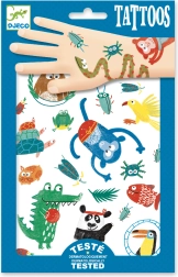 Tatuajes temporales con animales de la jungla – DJECO