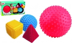 Juego sensorial de formas geométricas LITTLE HERO, 4 uds
