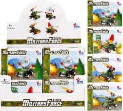 Set de construcción de vehículos militares – 4 variantes