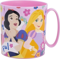 Taza de plástico 390 ml DISNEY PRINCESAS – rosa