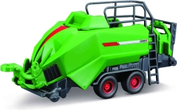 Set de regalo de tractor de granja Bburago – Fendt 1050 Vario con 3 remolques (10 cm)