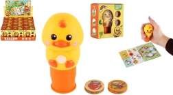 Sello infantil con patito y pegatinas