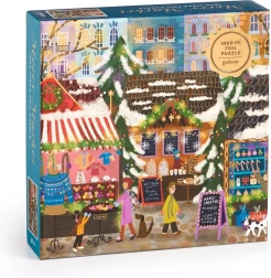 Puzzle con lámina de foil Mercados navideños 1000 piezas GALISON Joy Laforme
