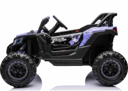 Coche eléctrico infantil buggy 4x4 KUROMI – morado