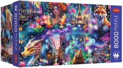 Puzzle Trefl Premium Plus Mundo de colores 8000 piezas