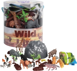 Woopie set de figuras de animales safari 34 uds