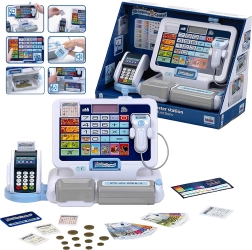 Caja registradora para niños con terminal y escáner KLEIN