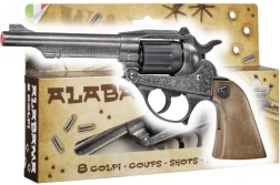 Pistola de fulminantes vaquera de metal de ocho disparos